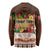 Pasifika Festival Auckland Long Sleeve Shirt Polynesian Tribal with Pacific Pattern Brown Color LT03 - Polynesian Pride