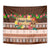 Pasifika Festival Auckland Tapestry Polynesian Tribal with Pacific Pattern Brown Color