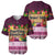 Pasifika Festival Auckland Baseball Jersey Polynesian Tribal with Pacific Pattern Pink Color LT03 - Polynesian Pride