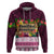 Pasifika Festival Auckland Hoodie Polynesian Tribal with Pacific Pattern Pink Color LT03 Pullover Hoodie Pink - Polynesian Pride