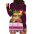 Pasifika Festival Auckland Hoodie Dress Polynesian Tribal with Pacific Pattern Pink Color LT03 - Polynesian Pride