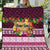 Pasifika Festival Auckland Quilt Polynesian Tribal with Pacific Pattern Pink Color