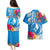 Yap Day Couples Matching Puletasi and Hawaiian Shirt Tapa Pattern with Hisbiscus LT03 - Polynesian Pride