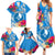 Yap Day Family Matching Summer Maxi Dress and Hawaiian Shirt Tapa Pattern with Hisbiscus LT03 - Polynesian Pride