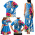 Yap Day Family Matching Tank Maxi Dress and Hawaiian Shirt Tapa Pattern with Hisbiscus LT03 - Polynesian Pride