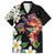 Hawaiian Lei Day Hawaiian Shirt Plumeria and Turtle with Polynesian Tribal Pattern