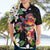 Hawaiian Lei Day Hawaiian Shirt Plumeria and Turtle with Polynesian Tribal Pattern