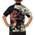 Hawaiian Lei Day Hawaiian Shirt Plumeria and Turtle with Polynesian Tribal Pattern