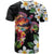 Hawaiian Lei Day T Shirt Plumeria and Turtle with Polynesian Tribal Pattern