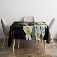 Hawaiian Lei Day Tablecloth Plumeria and Turtle with Polynesian Tribal Pattern LT03 - Polynesian Pride