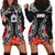 Samoa Siapo Ula Fala Hoodie Dress With Ginger Plant Black Color LT03 - Polynesian Pride