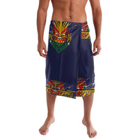 Haiti Flag Traditional Dashiki Lavalava Black Color LT03 Black - Polynesian Pride