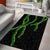 Hawaii Maile Lei Area Rug Aloha Black Color