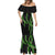 Hawaii Maile Lei Mermaid Dress Aloha Black Color