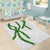 Hawaii Maile Lei Area Rug Aloha White Color