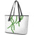 Hawaii Maile Lei Leather Tote Bag Aloha White Color