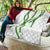 Hawaii Maile Lei Quilt Aloha White Color