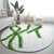 Hawaii Maile Lei Round Carpet Aloha White Color