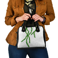 Hawaii Maile Lei Shoulder Handbag Aloha White Color LT03 - Polynesian Pride