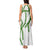 Hawaii Maile Lei Tank Maxi Dress Aloha White Color