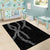 Hawaii Maile Lei Area Rug Aloha Grayscale Color