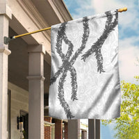 Hawaii Maile Lei Garden Flag Aloha The Grey Color LT03 House Flag Grey - Polynesian Pride