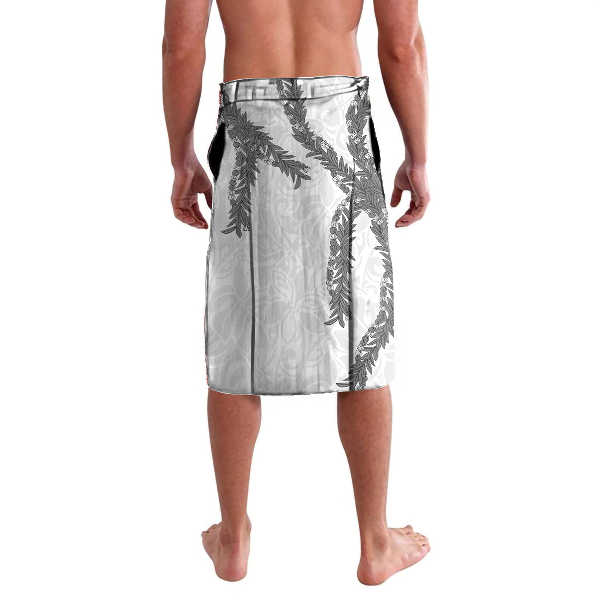 Hawaii Maile Lei Lavalava Aloha The Grey Color LT03 - Polynesian Pride