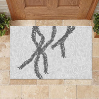 Hawaii Maile Lei Rubber Doormat Aloha The Grey Color LT03 - Polynesian Pride
