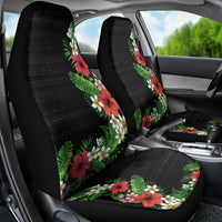 Hawaii Tropical Flowers and Leaves Car Seat Cover Tapa Pattern Colorful Mode LT03 - Polynesian Pride