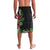 Hawaii Tropical Flowers and Leaves Lavalava Tapa Pattern Colorful Mode