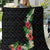 Hawaii Tropical Flowers and Leaves Quilt Tapa Pattern Colorful Mode