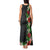 Hawaii Tropical Flowers and Leaves Tank Maxi Dress Tapa Pattern Colorful Mode