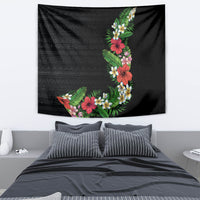 Hawaii Tropical Flowers and Leaves Tapestry Tapa Pattern Colorful Mode LT03 - Polynesian Pride