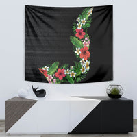 Hawaii Tropical Flowers and Leaves Tapestry Tapa Pattern Colorful Mode LT03 - Polynesian Pride