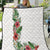 Hawaii Tropical Flowers and Leaves Quilt Tapa Pattern White Mode