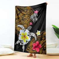 Hawaii Turtle and Tropical Flower Blanket Polynesian Pattern LT03 - Polynesian Pride