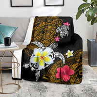 Hawaii Turtle and Tropical Flower Blanket Polynesian Pattern LT03 - Polynesian Pride