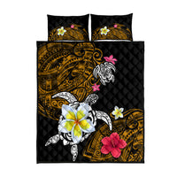 Hawaii Turtle and Tropical Flower Quilt Bed Set Polynesian Pattern LT03 - Polynesian Pride
