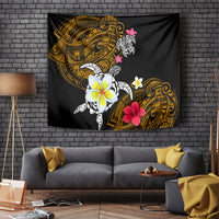 Hawaii Turtle and Tropical Flower Tapestry Polynesian Pattern LT03 - Polynesian Pride