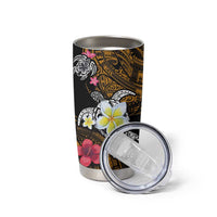 Hawaii Turtle and Tropical Flower Tumbler Cup Polynesian Pattern LT03 - Polynesian Pride