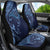 Hawaiian Manta Ray and Polynesian Tribal Tattoo Car Seat Cover Dark Navy Color LT03