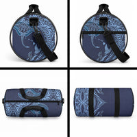 Hawaiian Manta Ray and Polynesian Tribal Tattoo Duffle Bag