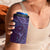 Hawaiian Manta Ray and Polynesian Tribal Tattoo 4 in 1 Can Cooler Tumbler Purple Color