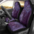 Hawaiian Manta Ray and Polynesian Tribal Tattoo Car Seat Cover Purple Color LT03