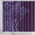 Hawaiian Manta Ray and Polynesian Tribal Tattoo Shower Curtain Purple Color LT03