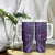 Hawaiian Manta Ray and Polynesian Tribal Tattoo Tumbler With Handle Purple Color