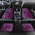 Hawaiian Manta Ray and Polynesian Tribal Tattoo Car Mats Pink Color LT03