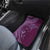 Hawaiian Manta Ray and Polynesian Tribal Tattoo Car Mats Pink Color LT03