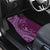 Hawaiian Manta Ray and Polynesian Tribal Tattoo Car Mats Pink Color LT03