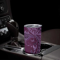 Hawaiian Manta Ray and Polynesian Tribal Tattoo Tumbler Cup Pink Color LT03 - Polynesian Pride